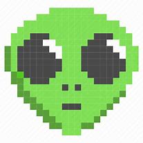 Image result for Alien. Emoji Pixel Art