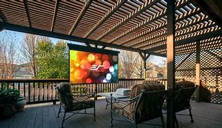 Image result for Outdoor Projector Screen