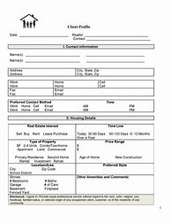 Image result for Case Profile Form