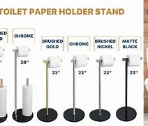 Image result for Floor Stand Toilet Paper Holders