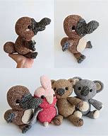 Image result for Key Ring Size Crochet Australian Animals Heads