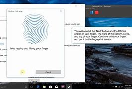 Image result for Windows Hello in Windows 10 Fingerprint Setup