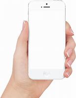 Image result for Mobile in Hand with White Screen