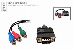 Image result for VGA to Composite Cable