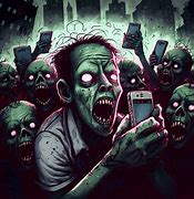 Image result for Cell Phone Zombies Signs
