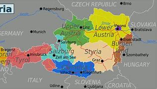Image result for Oostenrijk Kaart Europa