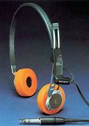 Image result for Old School Headphones Sony White