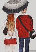 Image result for Anime Couple Umbrella