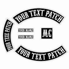 Image result for Blank Biker Patch Template