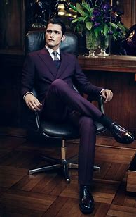 Image result for Purple Suit with Shoes for Men