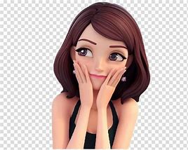 Image result for Brown Hair Girl Profile Pic Cartoon