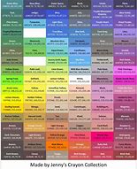 Image result for Crayola Color Chart Printable