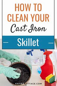 Image result for cast iron clean hack