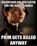 Image result for Hunger Games Prim Memes