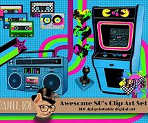 Image result for Totally Awesome 80s Clip Art