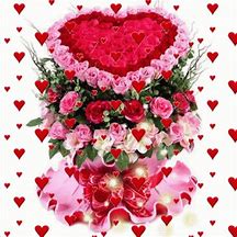 Image result for Love and Hearts Animated Roses GIF