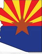 Image result for Arizona Map with State Flag Outline