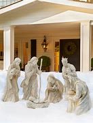 Image result for Outdoor Christmas Nativity Scene