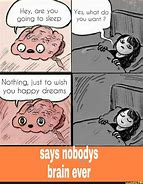 Image result for Brain in Bed Meme