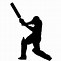 Image result for Cricket Game Clip Art Black N White