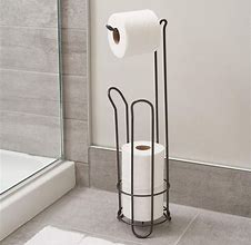Image result for Floor Standing Toilet Paper Holder