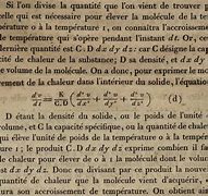 Image result for Manuscrit De Joseph Fourier