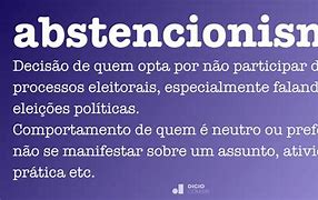 Image result for abstibencia