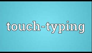 Image result for Touch Typing