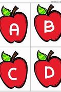 Image result for Apple Alphabet Flash Cards