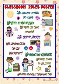 Image result for Our Classroom Rules