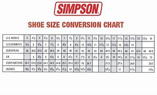 Image result for Abusa Shoe Size Chart