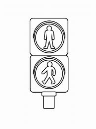 Image result for Traffic Light Coloring Page Template