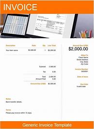 Image result for Generic Invoice Template