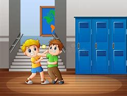 Image result for Fight School Playground Cartoon