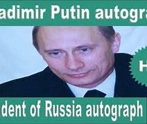 Image result for Putin Signature