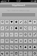 Image result for iPhone Keyboard Symbols