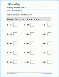 Image result for Reveal Math Grade 1 Doubles Plus 2