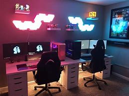 Image result for His and Hers Gaming Setup