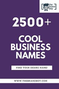 Image result for Unique Samples Business Names For