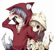 Image result for Anime Wolf Boy and Girl