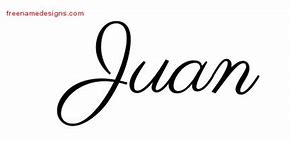Image result for Nice Drawing the Name Juan