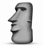 Image result for Moyai Statue Emoji