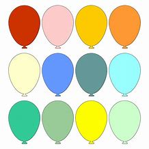 Image result for Balloon Cut Out Template