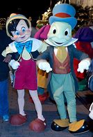 Image result for Disneyland Pinocchio Jiminy Cricket