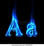 Image result for Blue Fire Alphabet Letters