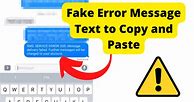 Image result for Text Message Error Prank