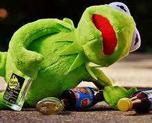 Image result for Kermit the Frog Holding a Gun