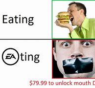 Image result for EA DLC Burger Meme