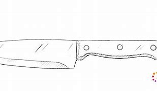 Image result for How to Draw a Paring Knife