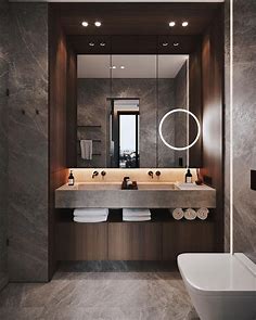 ⠀⠀ 💡ОЦЕНИТЕ ДИЗАЙН ОТ 1 ДО 10 ⠀ 📐VIV is designed by @architect_to and is visualized by Halo Studio @… | Restroom design, Bathroom interior design, Modern bathroom